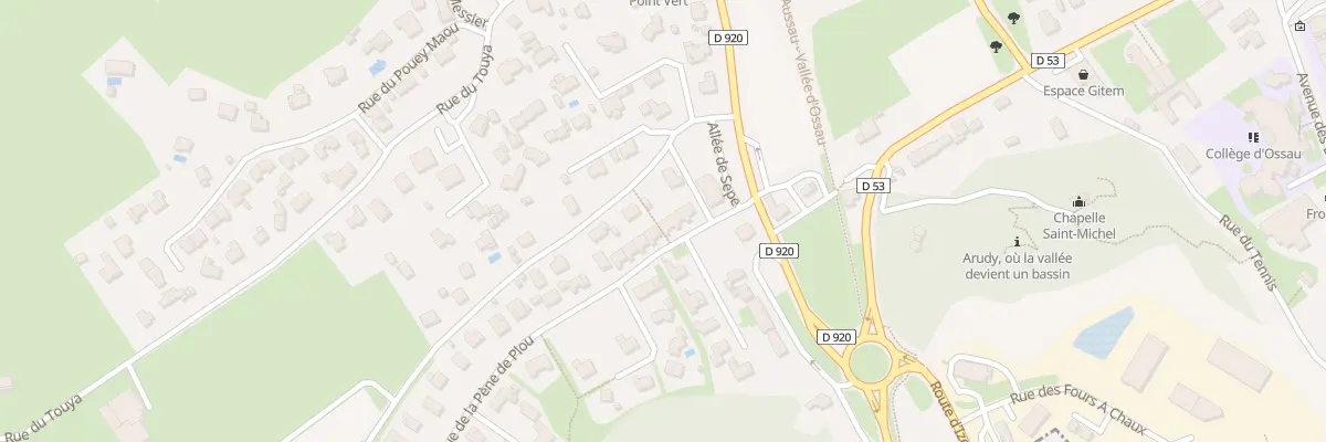 Plan du 2C Rue Pene de Plou à Arudy