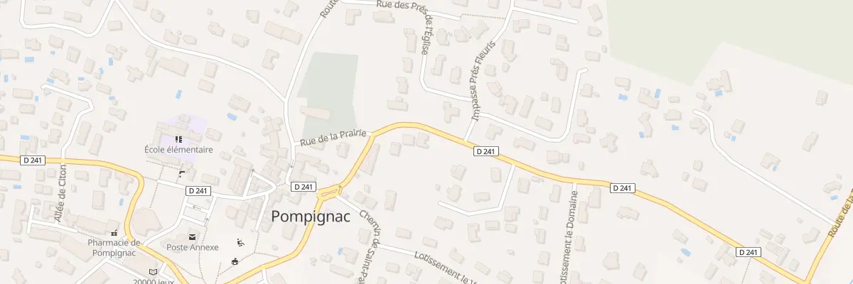 Plan du 15 Rue du Pont Castaing à Pompignac