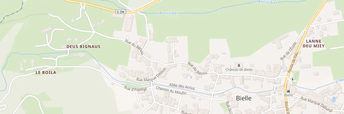 Plan du 3 Imp Nouseret à Bielle