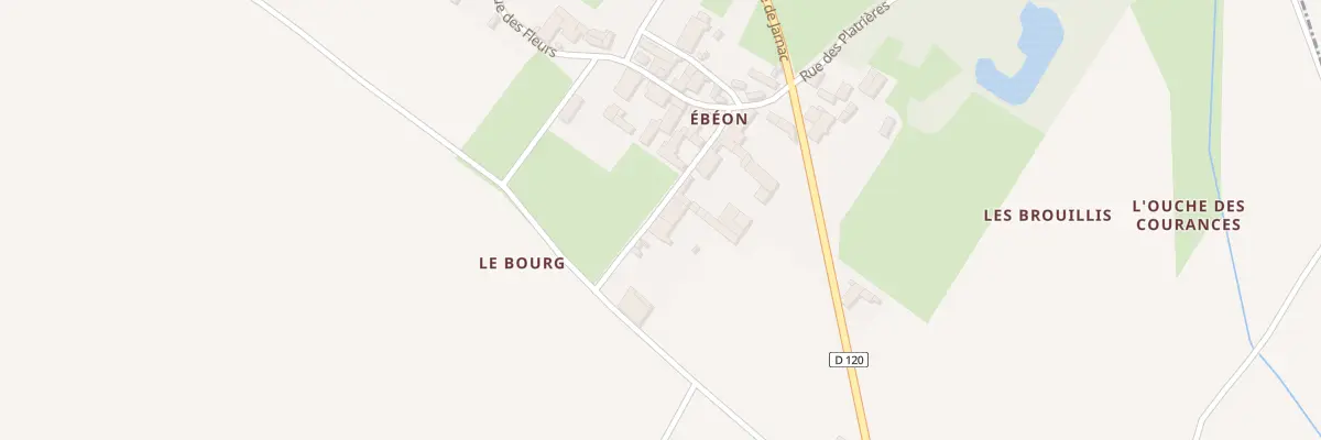 Plan du 6006 Le Bourg à Authon-Ébéon