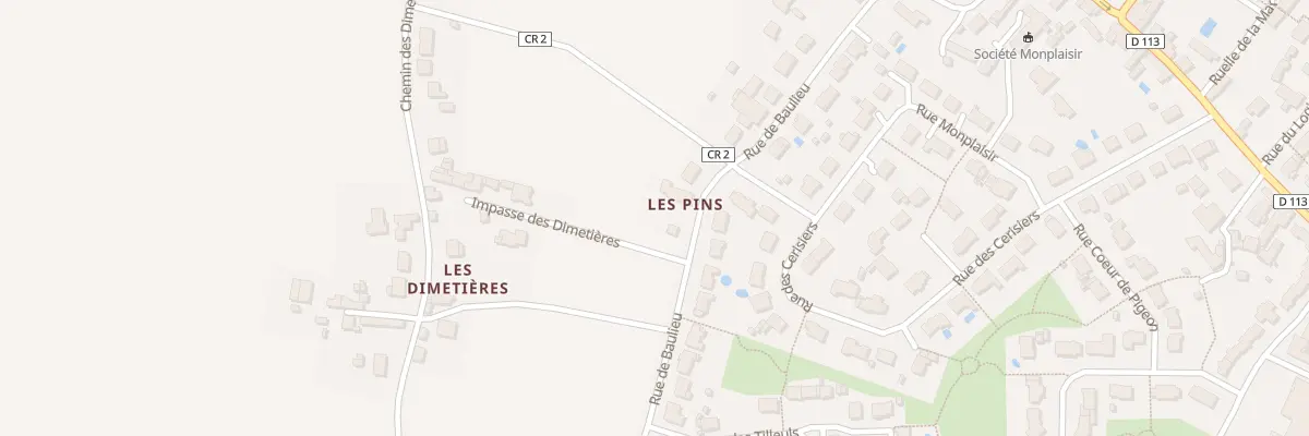 Plan du 24 Rue de Baulieu au Plessis-Grammoire
