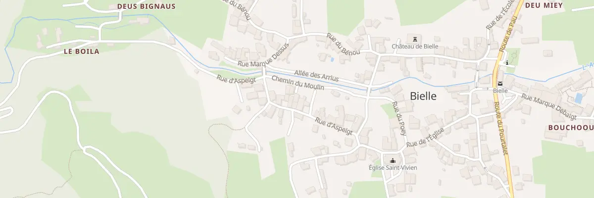 Plan du 5 Che du Moulin à Bielle