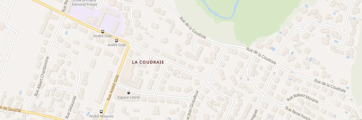 Plan du 43 Rue E Proust Chaumette à Niort