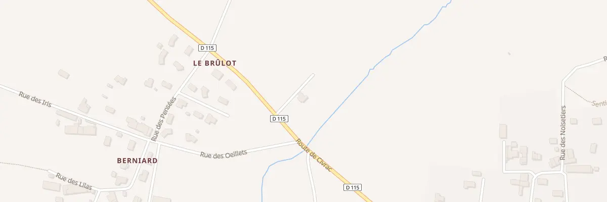 Plan du 40 Che Colombard à Cézac