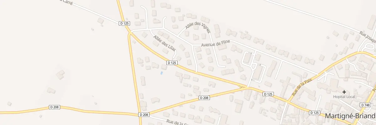 Plan du 4 All des Acacias à Terranjou