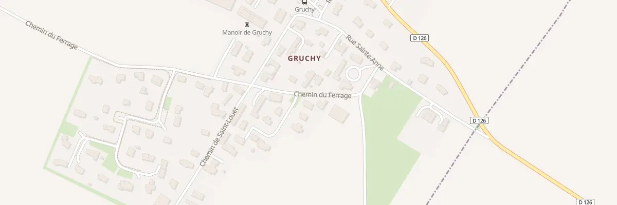 Plan du 20 Che du Ferrage à Rosel