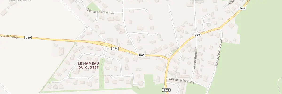 Plan du 2 Che des Clos à Vieux