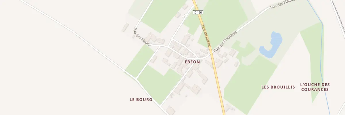 Plan du 6016 Le Bourg à Authon-Ébéon