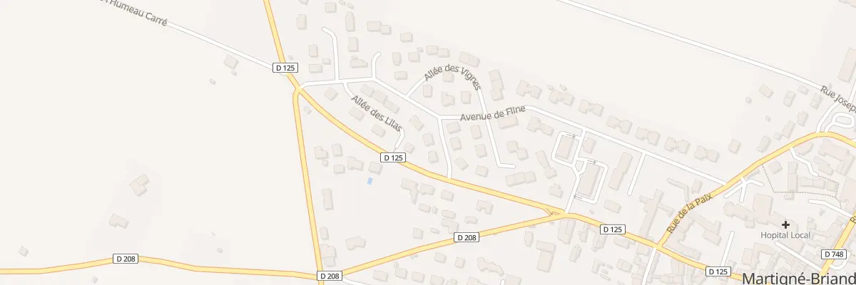 Plan du 2 All des Acacias à Terranjou