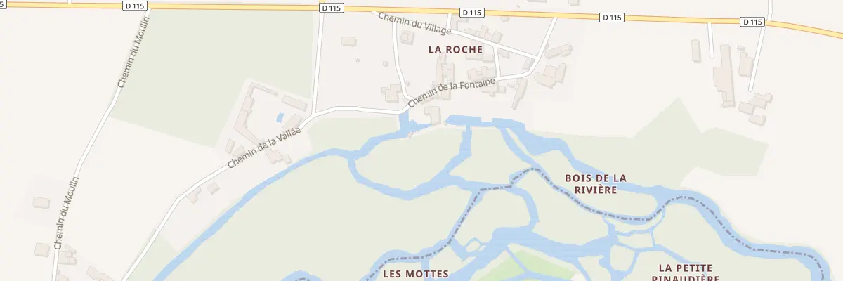 Plan du 2 Che de la Fontaine à Blanzay-sur-Boutonne