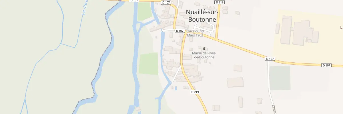 Plan du 6 Rue de la Saudrenne à Rives-de-Boutonne