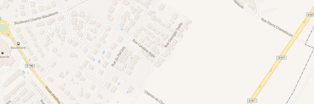 Plan du 4 Rue Georges Treille à Niort