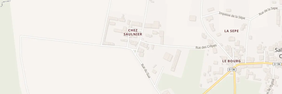 Plan du 2 Rue des Popelins à Salignac-sur-Charente