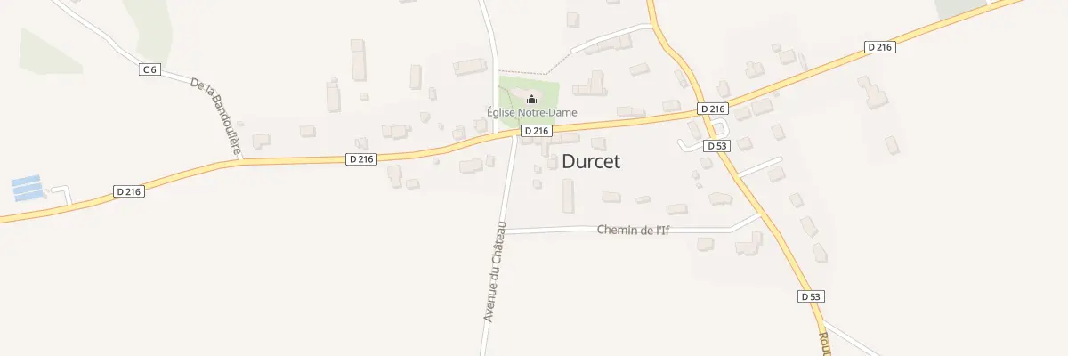 Plan du 8 Rue des Pommiers à Durcet