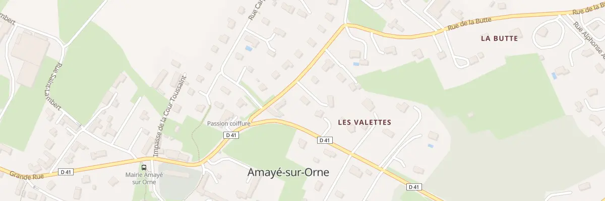 Plan du 6 Rue de la Butte à Amayé-sur-Orne