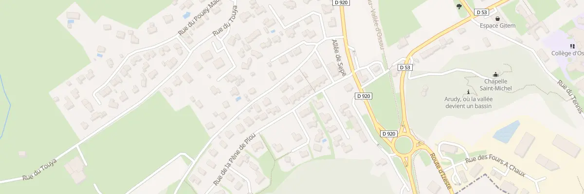 Plan du 6D Rue Pene de Plou à Arudy