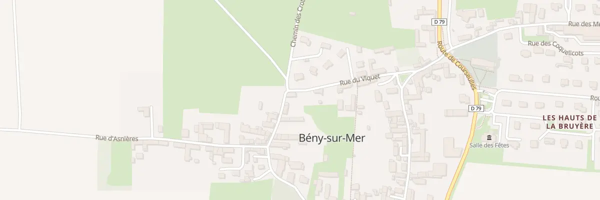 Plan du 7 Rue du Viquet à Bény-sur-Mer