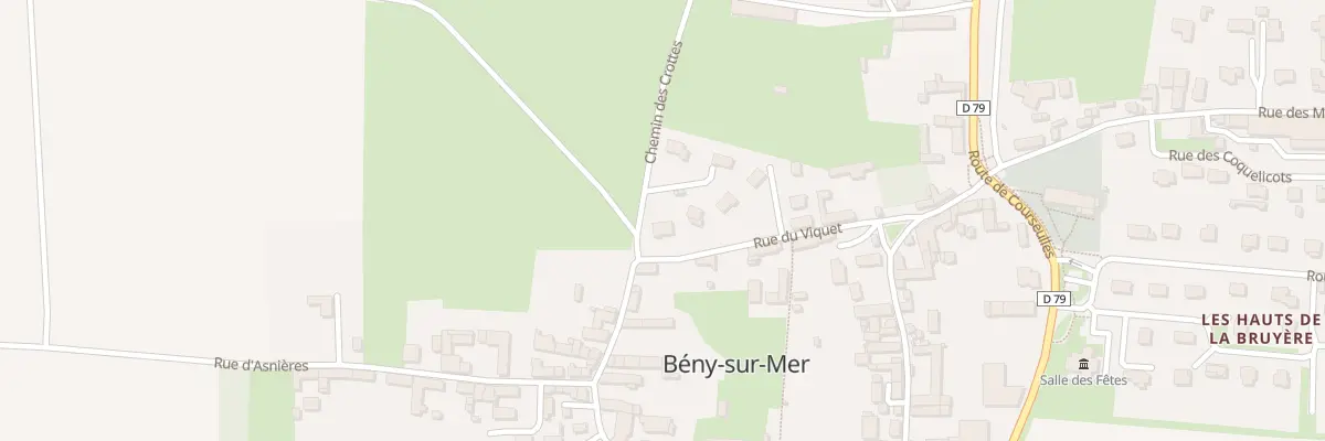 Plan du 12 Rue du Viquet à Bény-sur-Mer