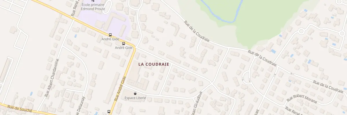 Plan du 35 Rue E Proust Chaumette à Niort