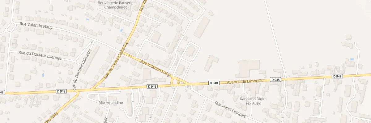 Plan du 61 Rue Valentin Haüy à Niort