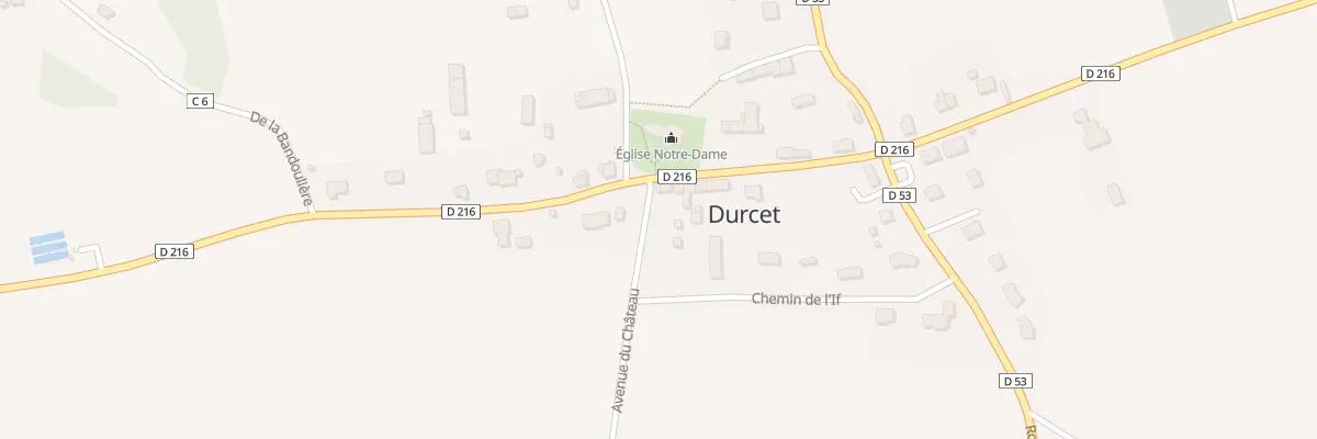 Plan du 6 Rue des Pommiers à Durcet