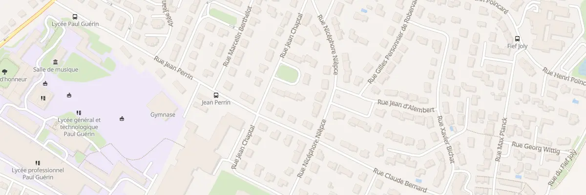 Plan du 19 Rue Jean Chaptal à Niort