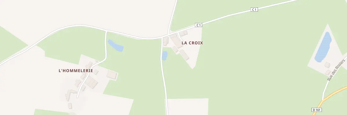 Plan du 2 La Croix à Genneton
