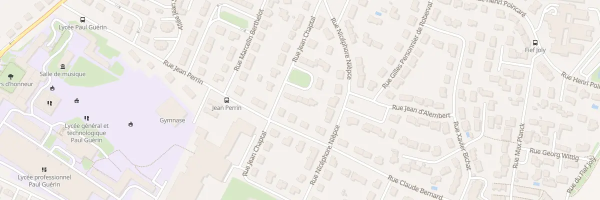 Plan du 21 Rue Jean Chaptal à Niort