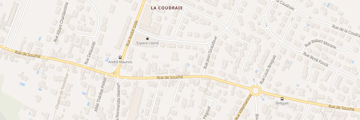Plan du 125 Rue de Souché à Niort