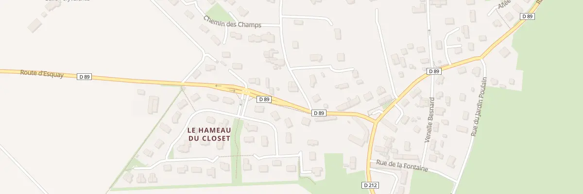 Plan du 1 Che des Clos à Vieux