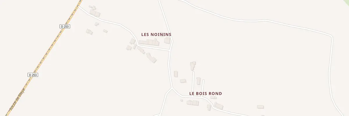 Plan du 11 Bois Rond Nord à Donnezac