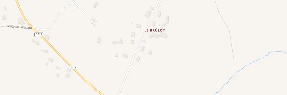 Plan de la Rue des Vignes à Cézac