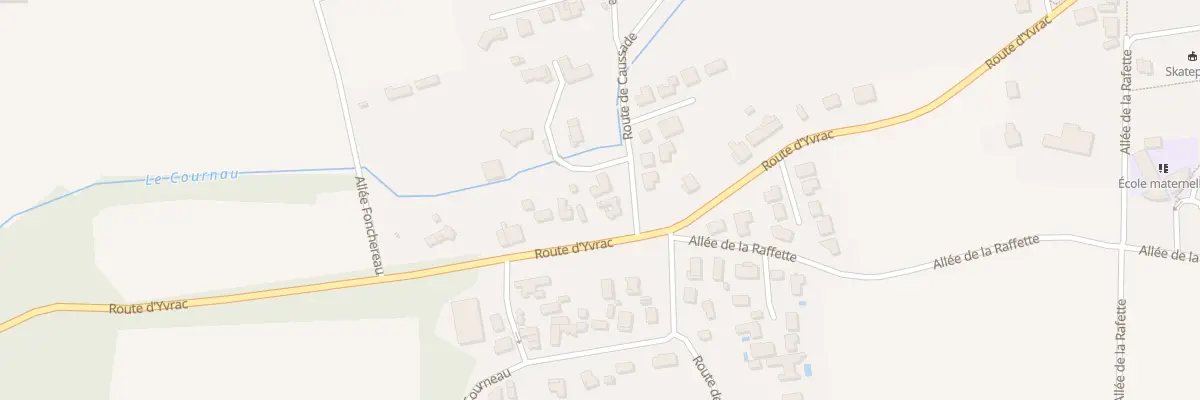 Plan du 2B Rte de Caussade à Montussan