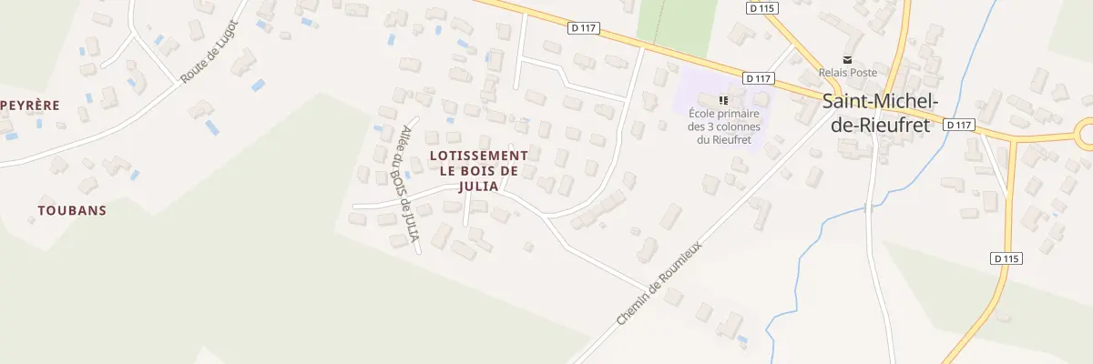 Plan du 6 Lot Le Bois de Julia à Saint-Michel-de-Rieufret
