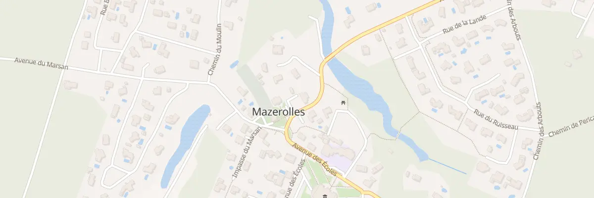 Plan du 61 Av de la Grande Lande à Mazerolles
