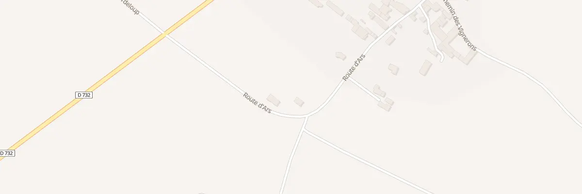 Plan du 5 Rte d’Ars à Pérignac