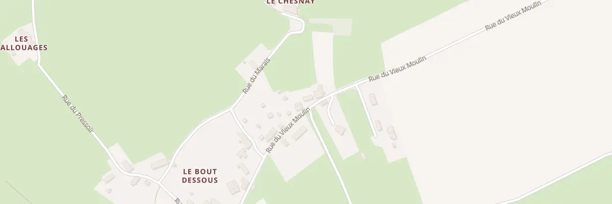 Plan du 1010 Rue du Vieux Moulin à Cossesseville