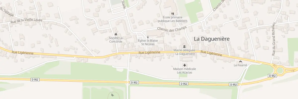 Plan du 92 Rue Ligérienne (La Daguenière) à Loire-Authion