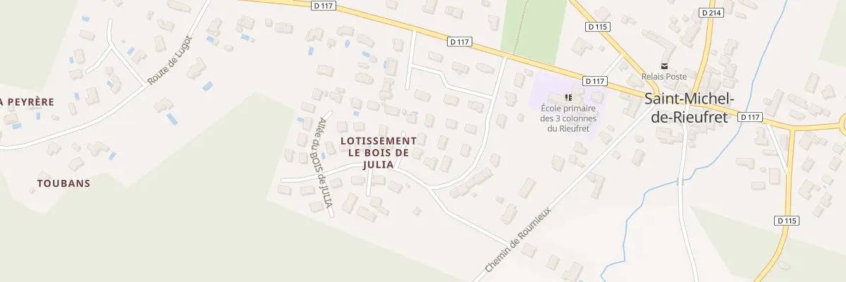 Plan du 8 Lot Le Bois de Julia à Saint-Michel-de-Rieufret