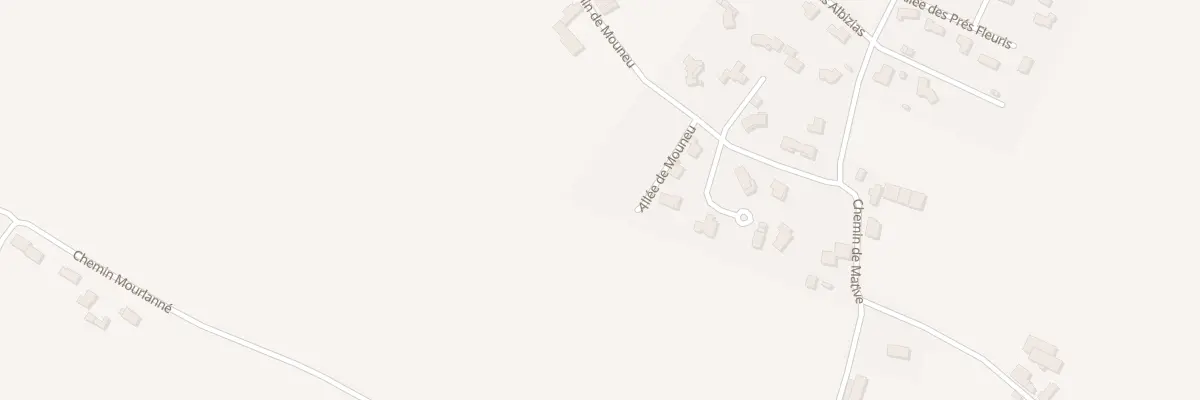 Plan du 8 Che de Mouneu à Uzein