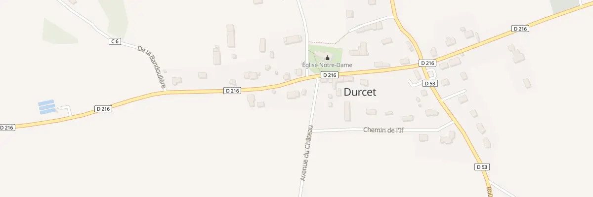 Plan du 4 Rue des Pommiers à Durcet