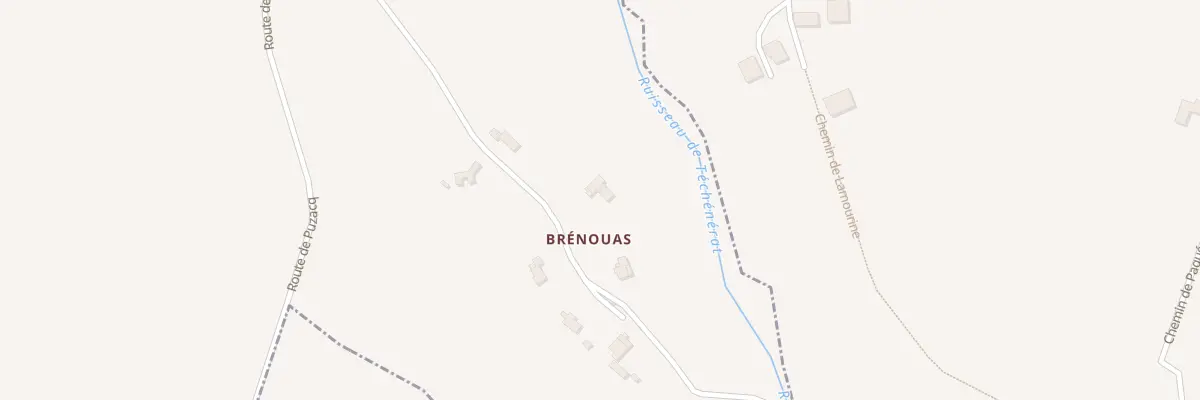 Plan du 355 Che du Brenouas à Montgaillard