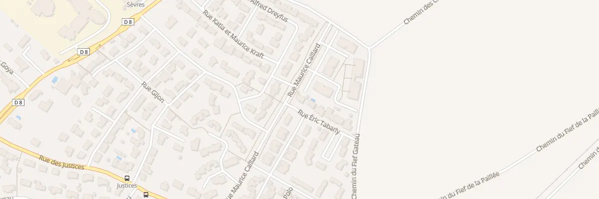 Plan du 1 Rue Eric Tabarly à Niort