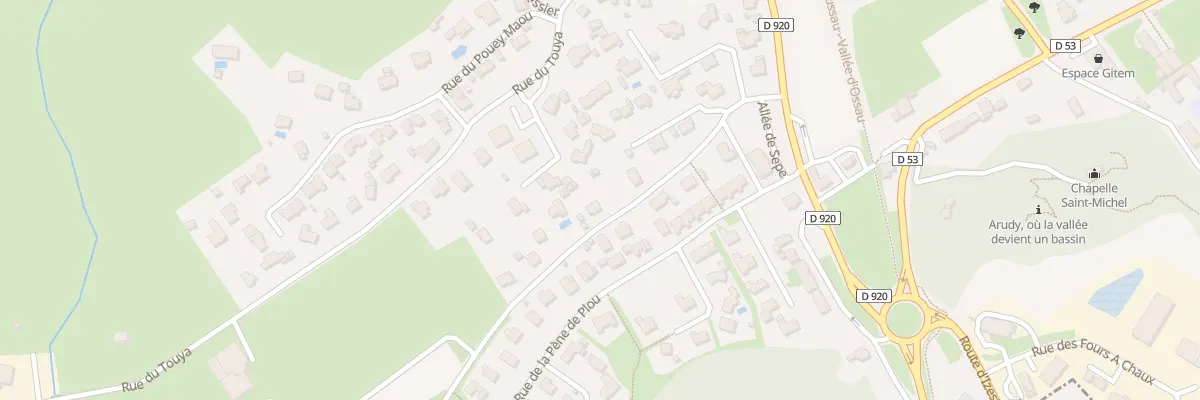 Plan du 4 Rue d’Espalungue à Arudy