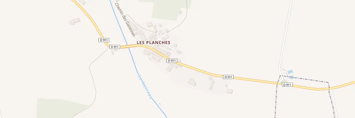 Plan du 4 Rte de la Vallée à Cahan