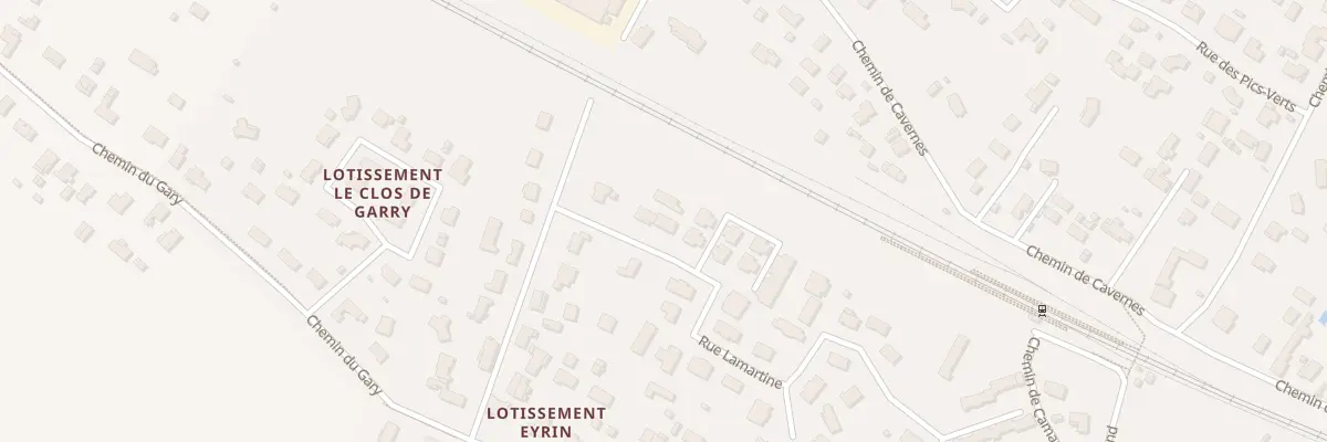Plan du 34 Rue Lamartine à Saint-Loubès
