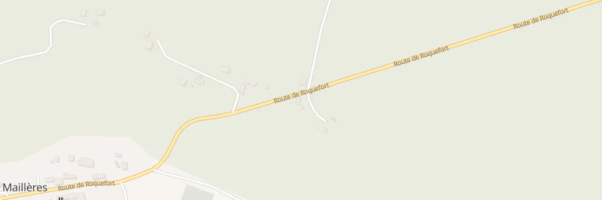 Plan du 696 Rte de Roquefort à Maillères