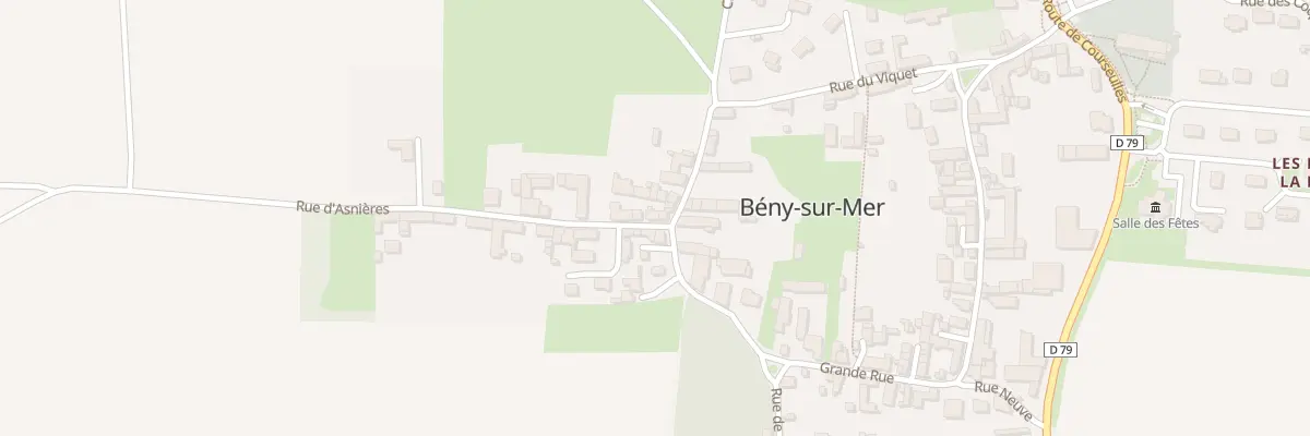Plan du 6 Rue d’Asnières à Bény-sur-Mer