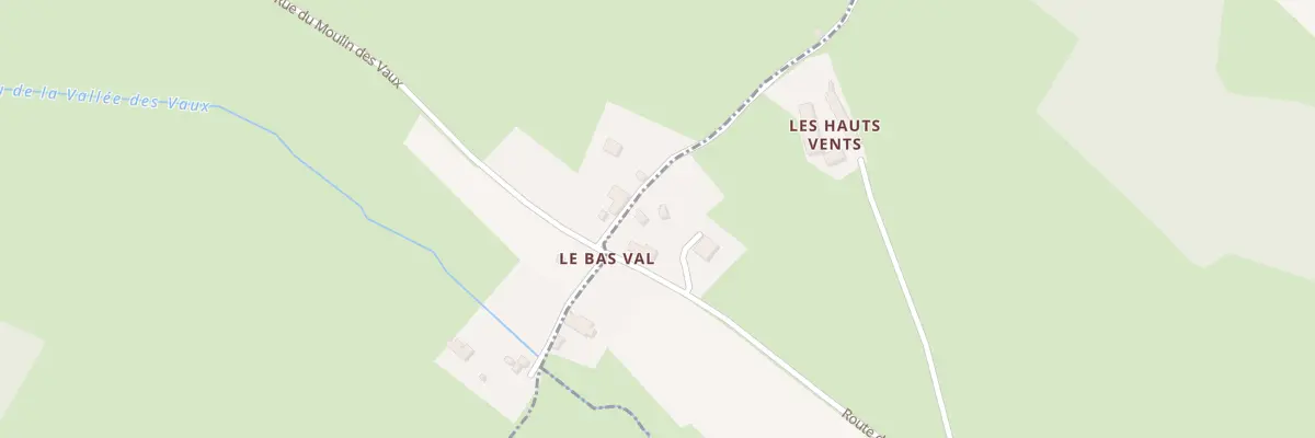 Plan du 764 Rte de l’Abbaye à Donnay