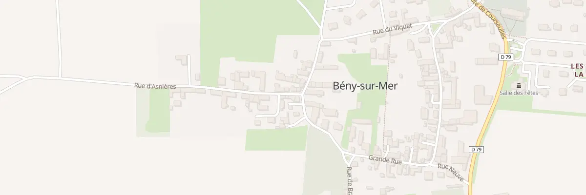 Plan du 1 Rue d’Asnières à Bény-sur-Mer